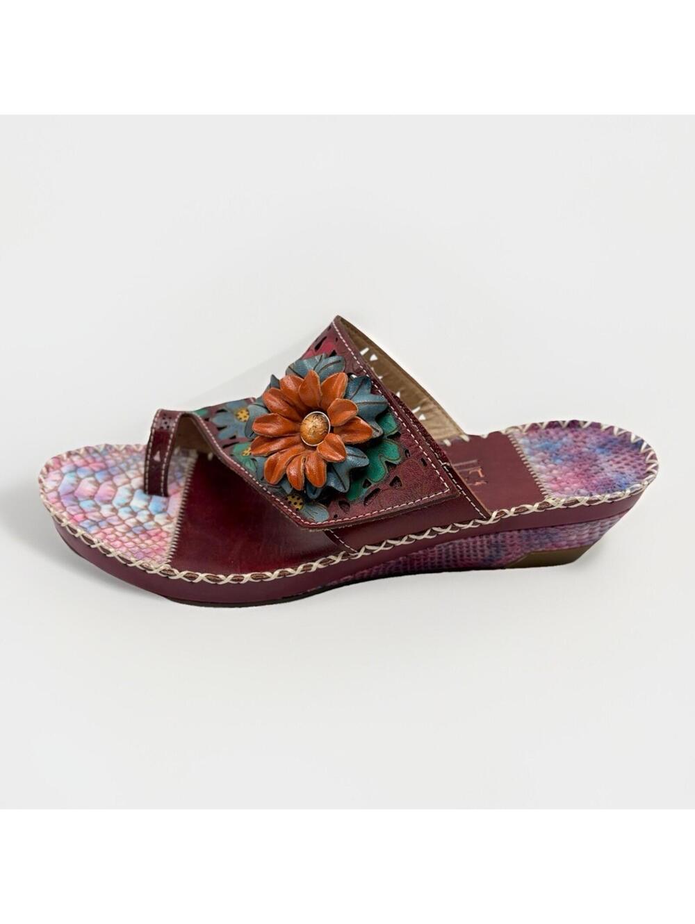 Spring Step L'Artiste Women's Vardi Slide Sandal Camel EU 39 / US 8.5 Purple